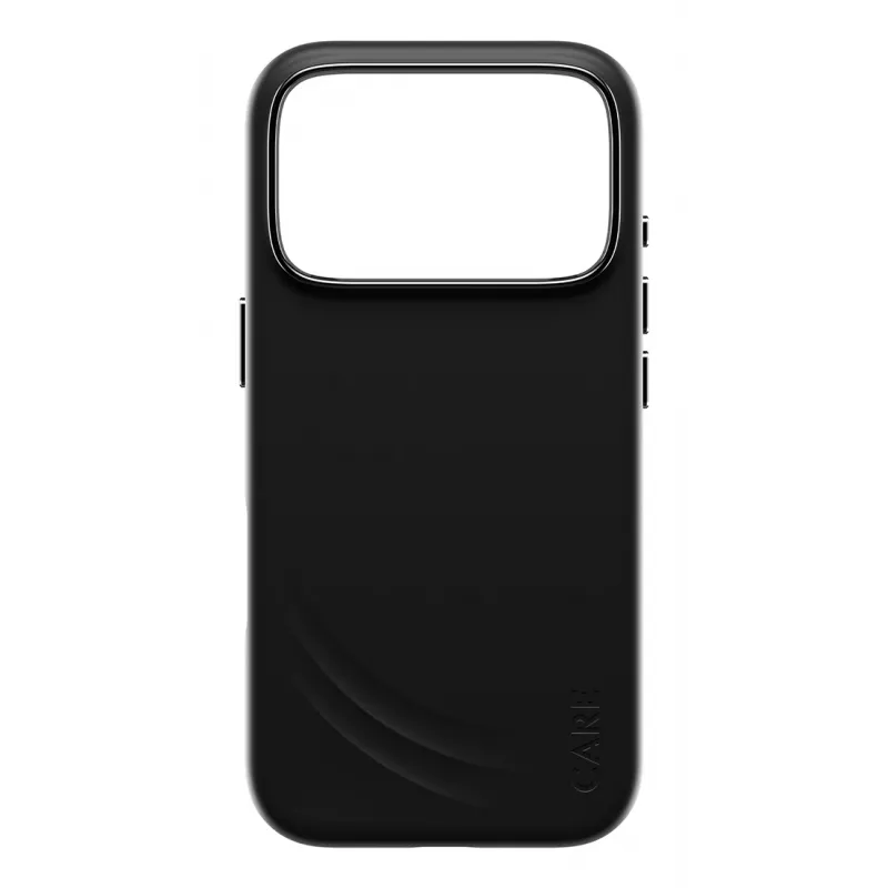 Apsauginis dėklas PanzerGlass CARE by Feature FLOW Case Juoda su MagSafe, skirtas iPhone 17 Pro
