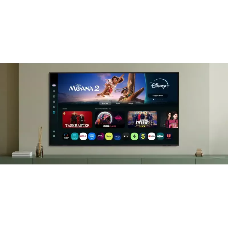 Televizorius Samsung QE65Q7F2AUXXH 65 colių QLED 4K UHD, Tizen, HDR10+, 3×HDMI, Bluetooth, Wi‑Fi 5