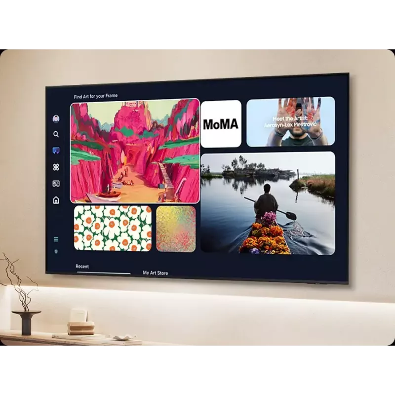 Televizorius Samsung QE65Q7F2AUXXH 65 colių QLED 4K UHD, Tizen, HDR10+, 3×HDMI, Bluetooth, Wi‑Fi 5