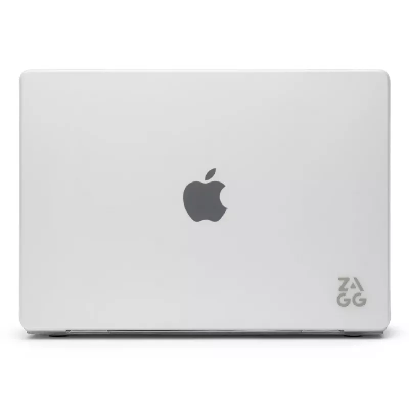 Kietas dėklas Zagg, skirtas MacBook Pro 16 M3/M2/M1 Clear – permatomas apsauginis apvalkalas