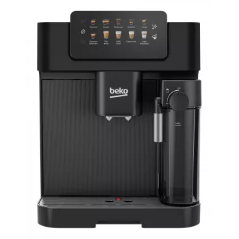 Beko CEG7304B CaffeExperto Kavos aparatas su pieno putotoju, Espreso aparatas, 2 L, Kavos pupelės, Įmontuotas malūnėlis, 1350 W, Juoda, Sidabrinė