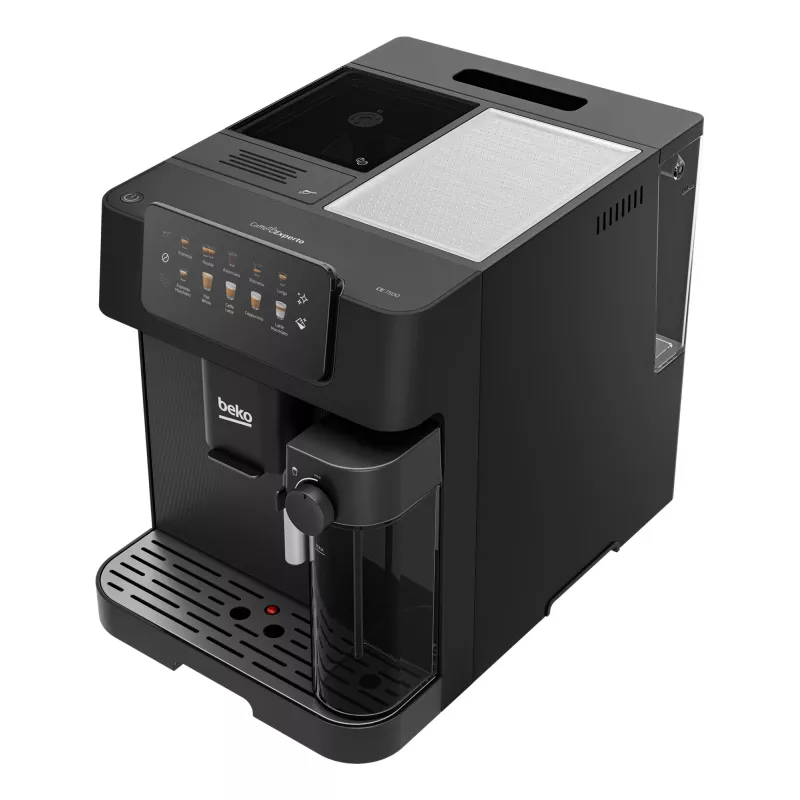 Beko CEG7304B CaffeExperto Kavos aparatas su pieno putotoju, Espreso aparatas, 2 L, Kavos pupelės, Įmontuotas malūnėlis, 1350 W, Juoda, Sidabrinė