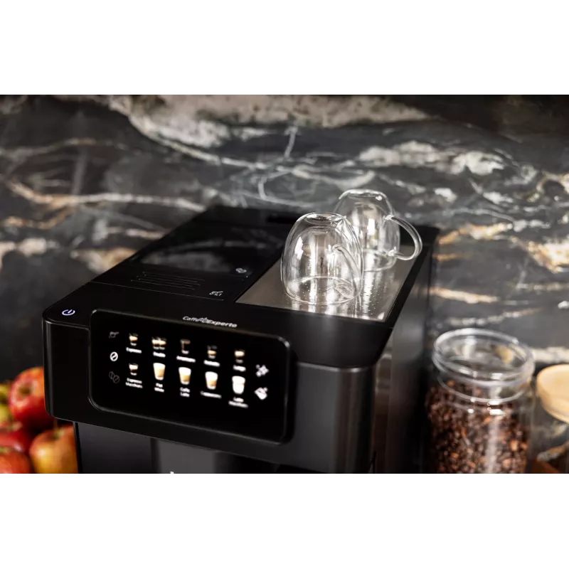 Beko CEG7304B CaffeExperto Kavos aparatas su pieno putotoju, Espreso aparatas, 2 L, Kavos pupelės, Įmontuotas malūnėlis, 1350 W, Juoda, Sidabrinė
