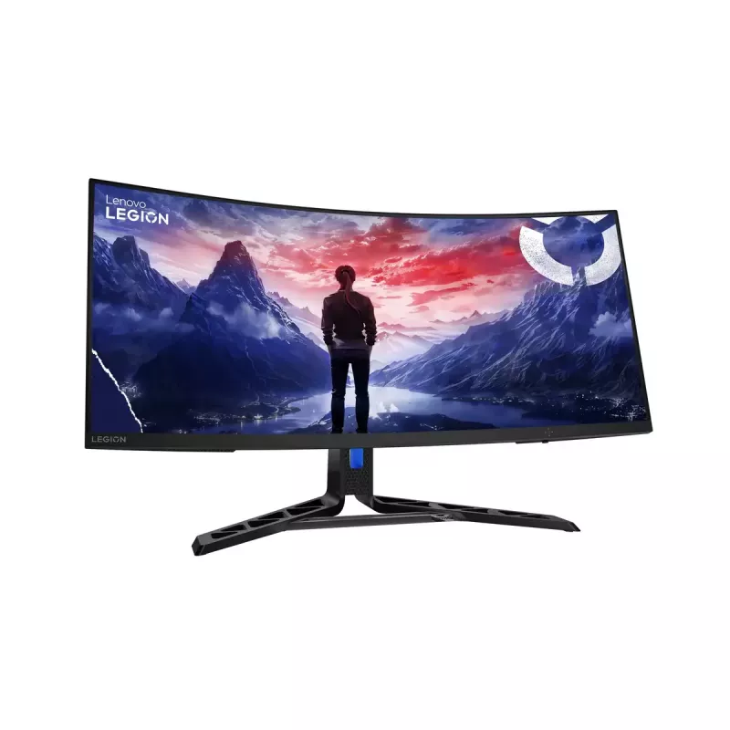 Monitorius Lenovo Legion R34w-30 34 colių lenktas WQHD (3440×1440), VA skydelis, 5 ms, 180 Hz, HDR10, FreeSync Premium, VESA