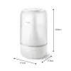 Philips 1000 series HU1510/04 drėkintuvas ultragarsinis 3 l baltas 19 W