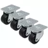 Ratukų rinkinys stelažui QOLTEC 4 vnt. be fiksavimo modelis 54508
