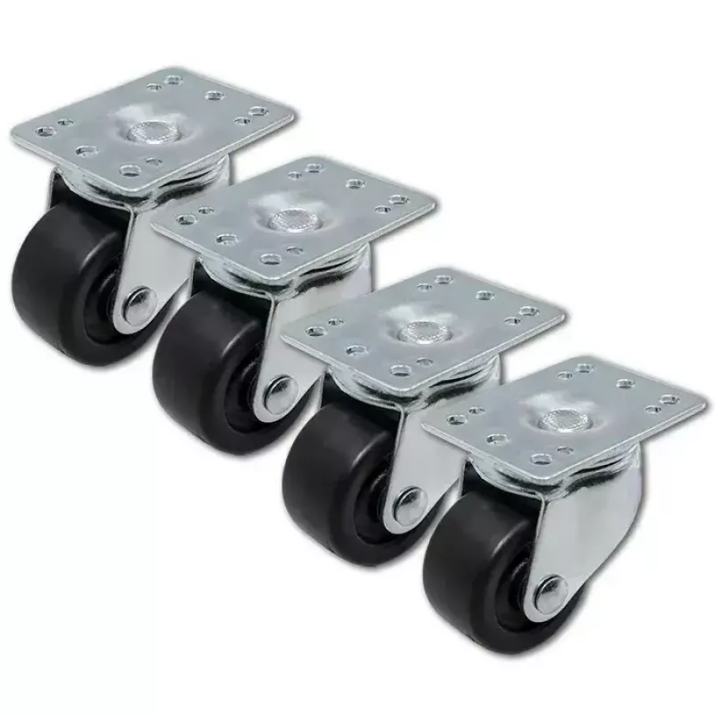 Ratukų rinkinys stelažui QOLTEC 4 vnt. be fiksavimo modelis 54508