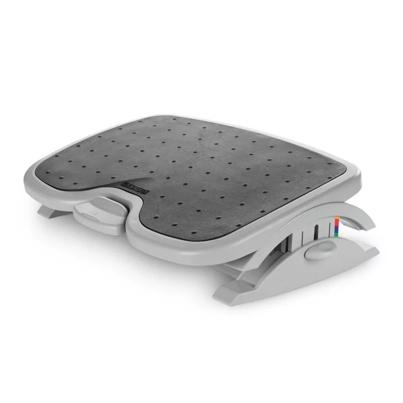 Kojų atrama Kensington SoleMate Plus reguliuojamas pasvirimas 0–20°, aukštis 8.89–12.7 cm, platforma 45×35 cm, juoda/pilka
