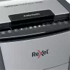 Rexel Optimum Auto+ 300M popieriaus smulkintuvas, mikro pjovimo, 55 dB, 23 cm, juoda, pilka
