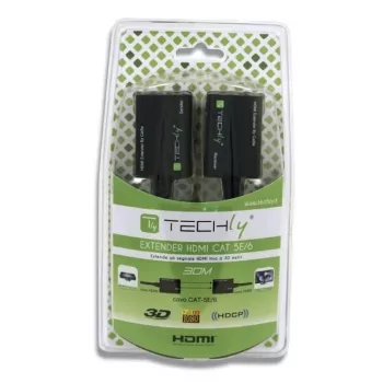 Techly stiprintuvas HDMI Cat 5e / 6 Kompaktiškas 30m IDATA EXT-E30D