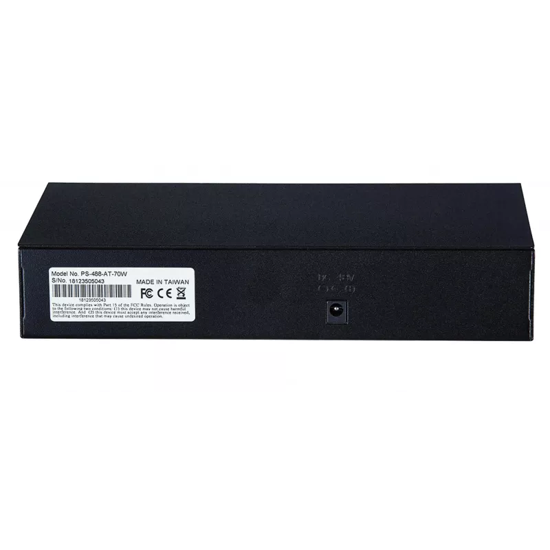 Intellinet 8 prievadų Fast Ethernet PoE+ komutatorius, 8 x PoE prievadai, 1,6 Gbit/s