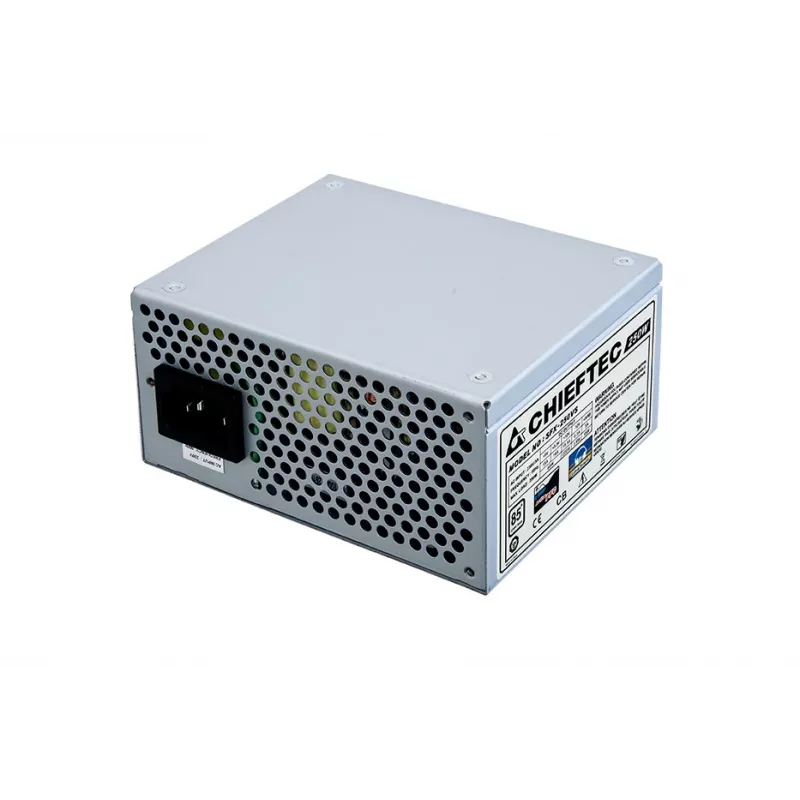 Maitinimo blokas CHIEFTEC SFX-250VS 250 W 20+4 pin ATX SFX sidabrinis, 80 mm ventiliatorius, nemodulinis