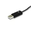 Conceptronic optinio įrenginio bendrinimo kabelis USB, 1,8 m, juodas, USB A, USB A, kištukas/kištukas, 20 g