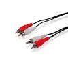 Conceptronic RCA garso kabelis, RCA, kištukas, RCA, kištukas, 5 m, juodas