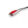 Conceptronic RCA garso kabelis, RCA, kištukas, RCA, kištukas, 5 m, juodas