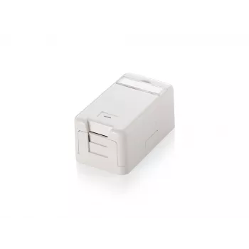 1 prievado „Keystone Jack“ paviršinio montavimo dėžutė Equip 125121