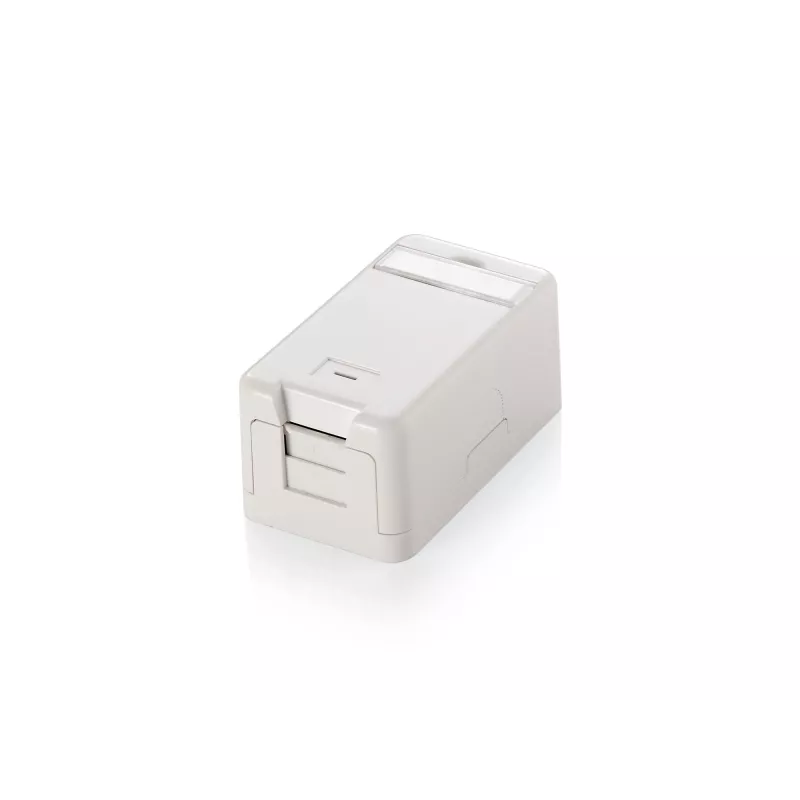 1 prievado „Keystone Jack“ paviršinio montavimo dėžutė Equip 125121