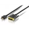 Equip HDMI į DVI-D Single Link laidas, 5 m