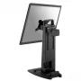 Neomounts pasvyrimo/apsukimo/pasukimo stalinis stovas ir THIN CLIENT laikiklis 10-30 colių monitoriaus ekranui, reguliuojamo aukščio - juodas