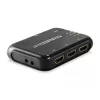 Equip HDMI 1.4 jungiklis 3x1, HDMI, plastikinis, juodas, IR, 7.1 kanalai, DTS-HD, Dolby TrueHD