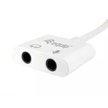 Equip USB Type C prie garso adapterio