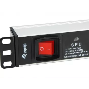 „Equip 333309“ maitinimo ilgintuvas 1,8 m 7 kintamosios srovės lizdai (-ų) Patalpose Juoda, Balta