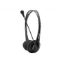 Ausinės Equip Chat Headset laidinės ant galvos Skambučiai / Muzika juodos