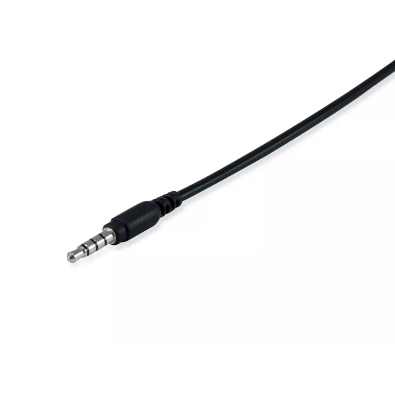Ausinės Equip Chat Headset laidinės ant galvos Skambučiai / Muzika juodos