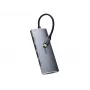 Equip USB-C 7-in-1 daugiafunkcis adapteris, USB 3.2 Gen 1 (3.1 Gen 1) Type-C, 100 W, sidabrinis, MicroSD (TransFlash), MicroSDHC, SD, SDHC, 4K Ultra HD, 30 Hz