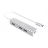 Equip USB-C į 4 prievadų USB 3.0 šakotuvas, USB 3.2 Gen 1 (3.1 Gen 1) Type-C, USB 3.2 Gen 1 (3.1 Gen 1) Type-A, 5000 Mbit/s, sidabrinis, aliuminis, Windows 10, Windows 7, Windows 8