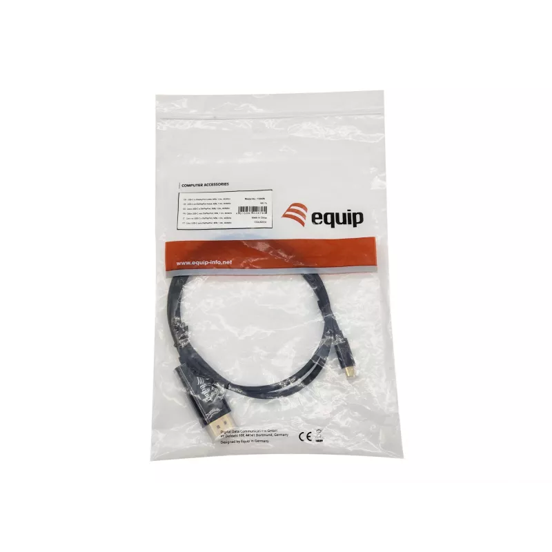 Equip USB-C į DisplayPort kabelis, M/M, 1,0 m, 4K/60Hz