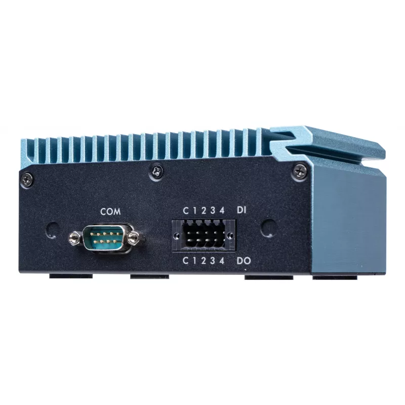 Shuttle Edge PC SPCEL02, Intel Celeron J6412, 1x HDMI, 2x 2.5G LAN, 1x COM, DIO (4x in, 4x out), 3x USB, 2x M.2, 12-24V, 24/7 nuolatinis veikimas, be ventiliatoriaus, komplektuojamas su VESA ir DIN-Rail tvirtinimais