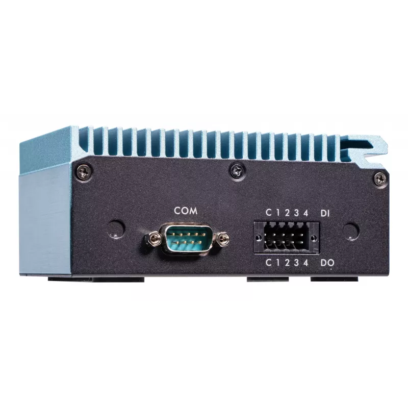 Shuttle Edge PC SPCEL02, Intel Celeron J6412, 1x HDMI, 2x 2.5G LAN, 1x COM, DIO (4x in, 4x out), 3x USB, 2x M.2, 12-24V, 24/7 nuolatinis veikimas, be ventiliatoriaus, komplektuojamas su VESA ir DIN-Rail tvirtinimais