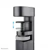 Neomounts DS22-840BL6 stalo lizdas su spaustuku, USB-C ir USB-A prievadais – greitas įkrovimas