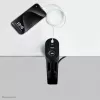 Neomounts DS22-840BL6 stalo lizdas su spaustuku, USB-C ir USB-A prievadais – greitas įkrovimas