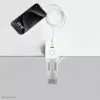 Neomounts DS22-840WH6 stalinis lizdas su spaustuvu, USB-C ir USB-A prievadais – greitasis įkrovimas
