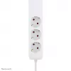 Neomounts DS22-840WH6 stalinis lizdas su spaustuvu, USB-C ir USB-A prievadais – greitasis įkrovimas
