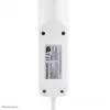 Neomounts DS22-840WH6 stalinis lizdas su spaustuvu, USB-C ir USB-A prievadais – greitasis įkrovimas