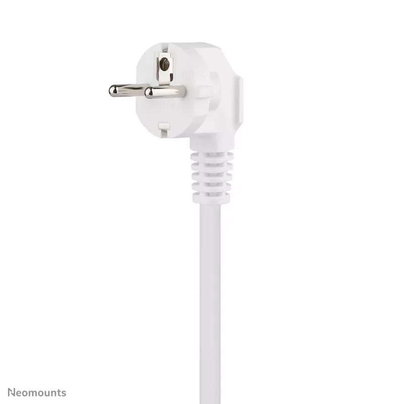 Neomounts DS22-840WH6 stalinis lizdas su spaustuvu, USB-C ir USB-A prievadais – greitasis įkrovimas
