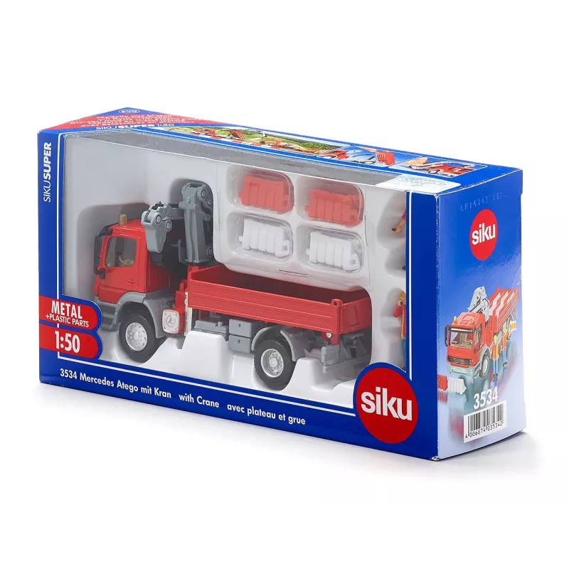 Siku Mercedes Atego su kranu