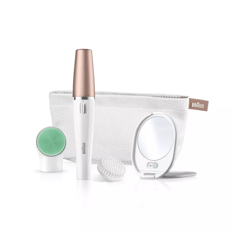 Veido epiliatorius Braun FaceSpa 851V Gold White