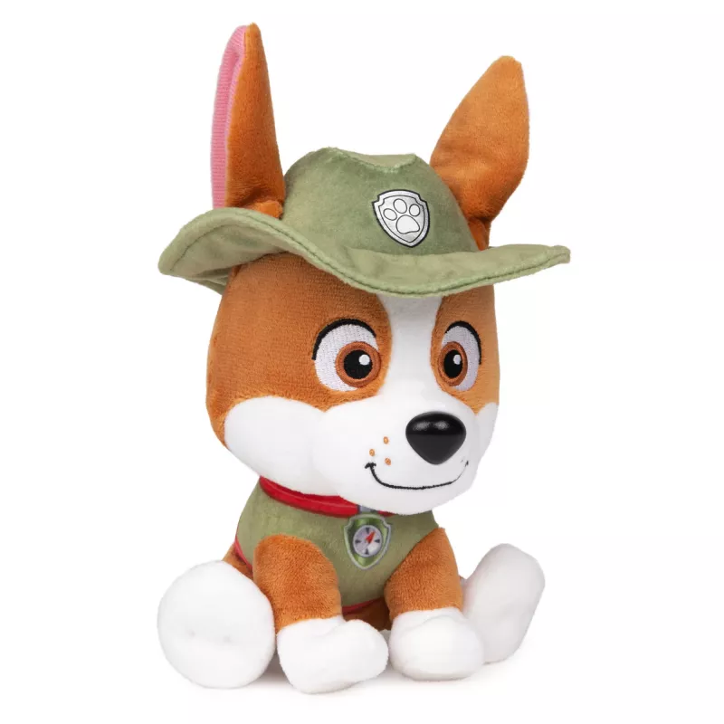 PAW Patrol GUND Tracker pliušinis šuniukas, oficialus žaislas iš populiaraus animacinio filmuko, minkštas gyvūnėlis vaikams nuo 1 metų, 6 col.