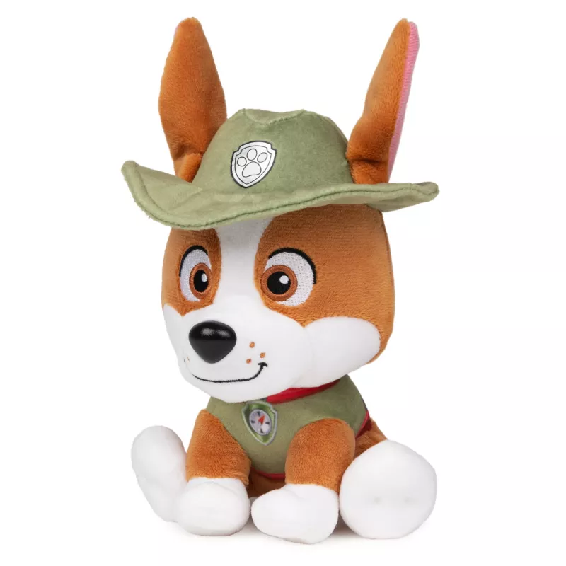PAW Patrol GUND Tracker pliušinis šuniukas, oficialus žaislas iš populiaraus animacinio filmuko, minkštas gyvūnėlis vaikams nuo 1 metų, 6 col.
