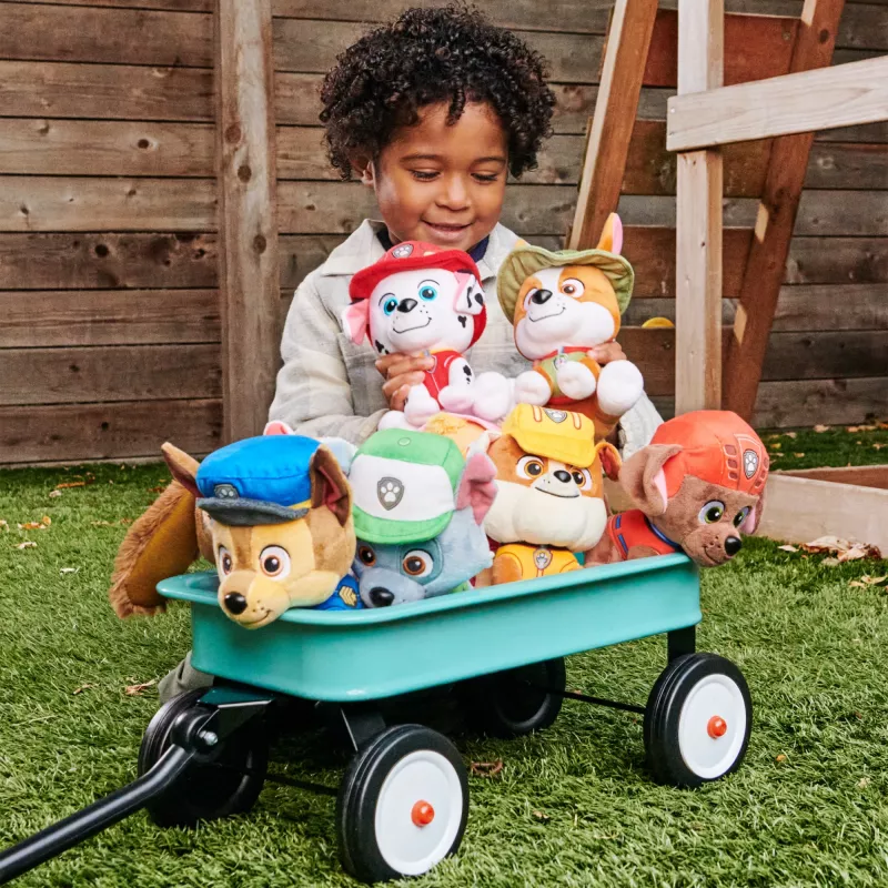 PAW Patrol GUND Tracker pliušinis šuniukas, oficialus žaislas iš populiaraus animacinio filmuko, minkštas gyvūnėlis vaikams nuo 1 metų, 6 col.