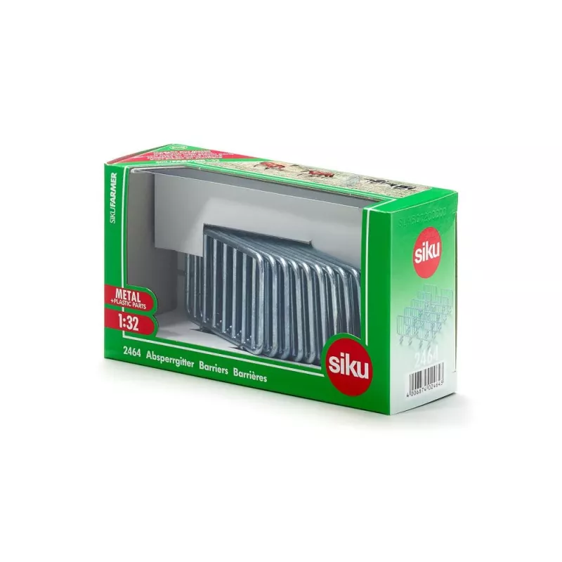 Žaislinė figūrėlė Siku 10 barjerų metalas sidabrinis 3 metų