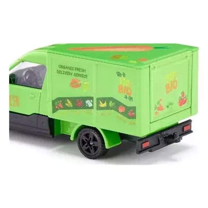 Siku Streetscooter Organic Fresh Delivery Service motorolerio modelis, surinktas, 1:50