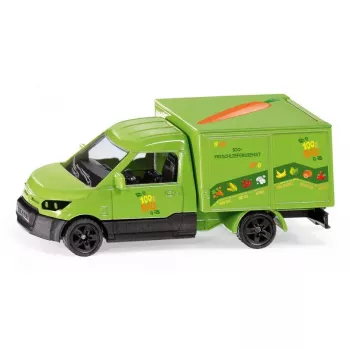 Siku Streetscooter Organic Fresh Delivery Service motorolerio modelis, surinktas, 1:50