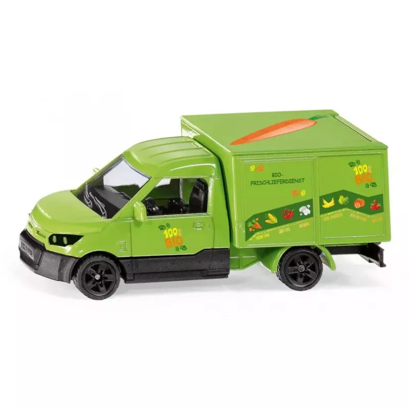 Siku Streetscooter Organic Fresh Delivery Service motorolerio modelis, surinktas, 1:50