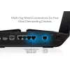 NETGEAR Nighthawk RAXE500 belaidis maršrutizatorius Gigabit Ethernet Tri-band (2,4 GHz / 5 GHz / 6 GHz) juodas