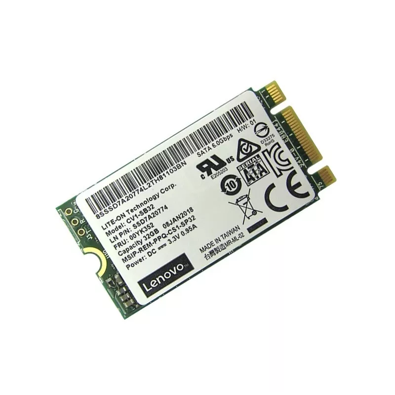 Lenovo 7N47A00129 vidinis SSD diskas 32 GB M.2 Serial ATA III MLC